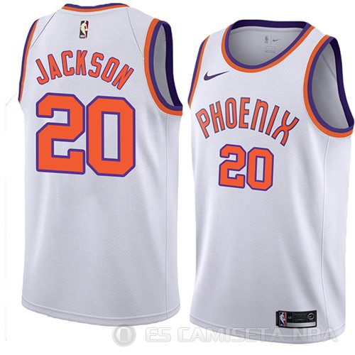 Camiseta Josh Jackson #20 Phoenix Suns Hardwood Classic 2018 Blanco - Haga un click en la imagen para cerrar